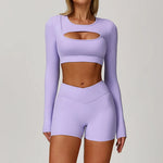 Load image into Gallery viewer, Premium Performance Knit Yoga Set With Contoured Leggings
