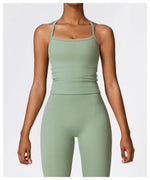 Load image into Gallery viewer, Strappy Breathable Push Up Performance Elite Sports Bra
