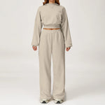 Load image into Gallery viewer, Luxurious 2 Piece Hooded Sweat Shirt Set Winter Wear Cotton
