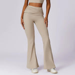 Load image into Gallery viewer, High Waist Flare Leggings for Studio Sophistication
