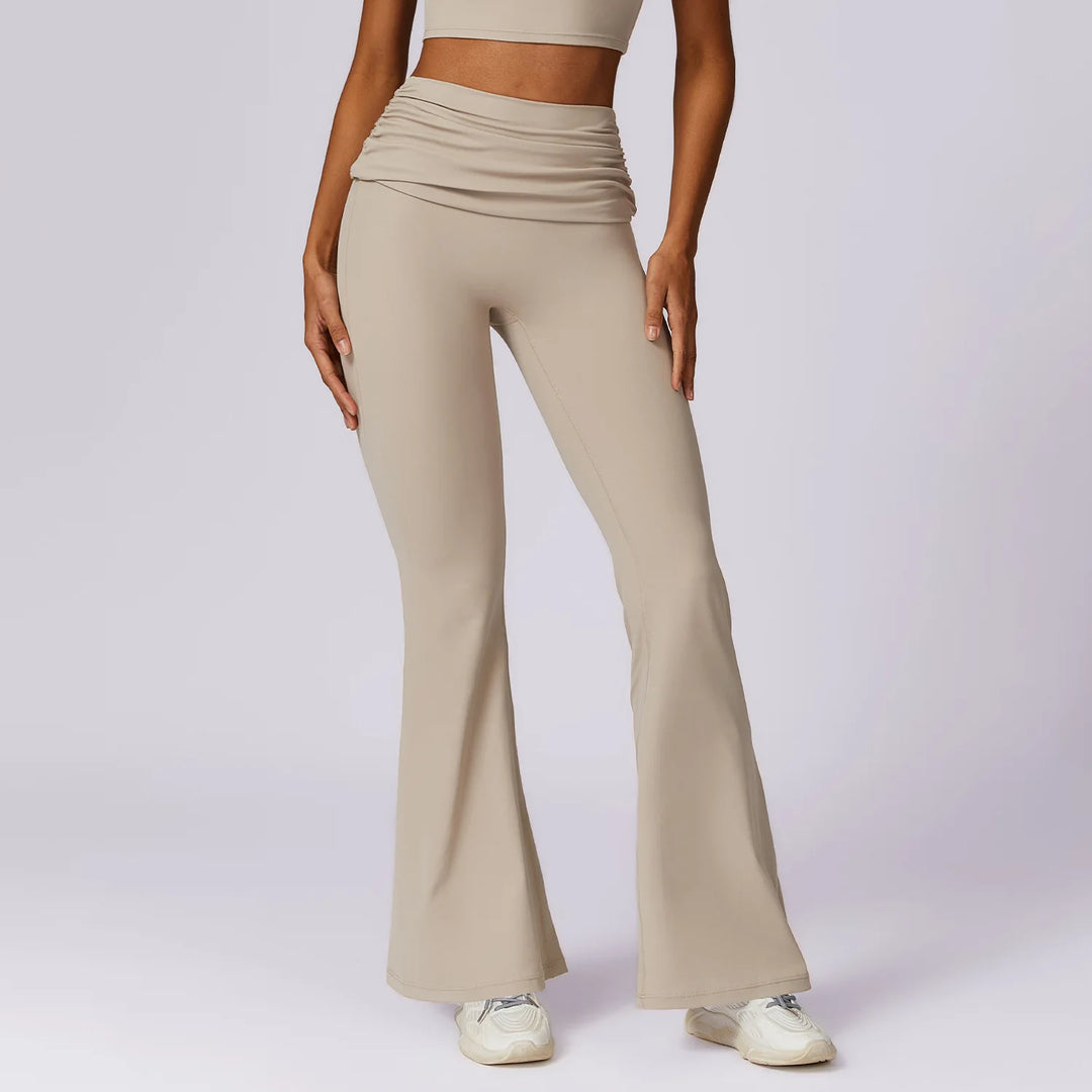 High Waist Flare Leggings for Studio Sophistication