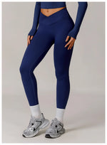 Load image into Gallery viewer, High Waist Contoured Seamless Leggings for Performance
