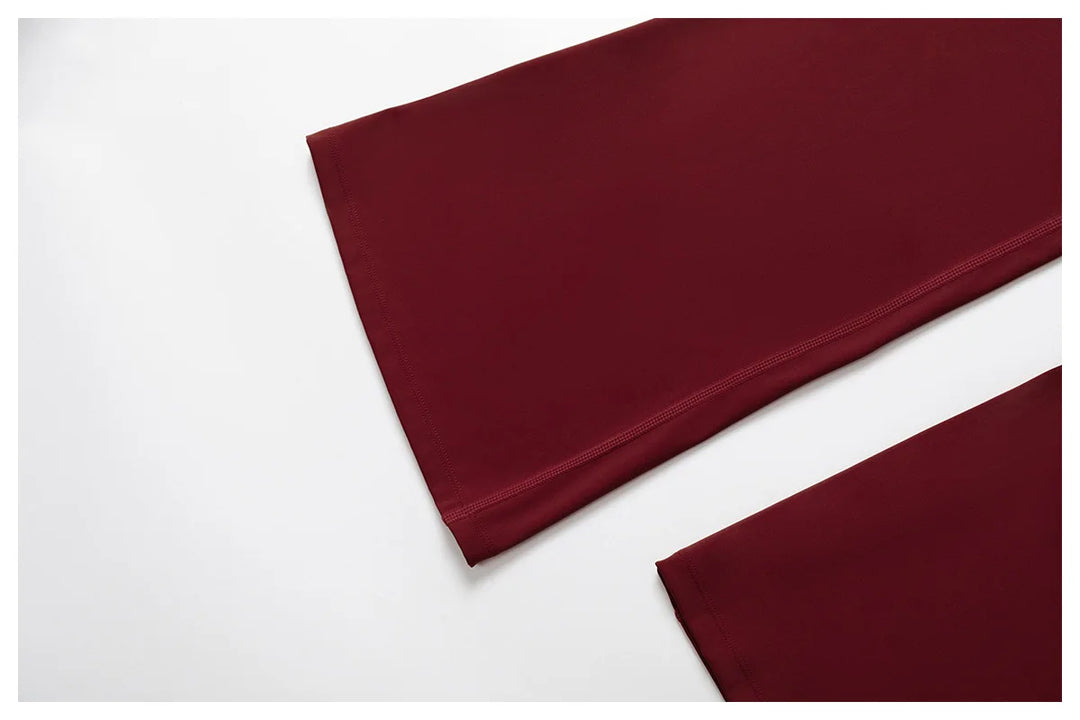 Contoured High Waist Seamless Bell Bottom Leggings