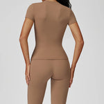 Load image into Gallery viewer, 2 Piece Seamless Yoga Set Performance Leggings Luxe
