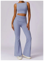 Load image into Gallery viewer, High Waist Flare Leggings for Studio Sophistication
