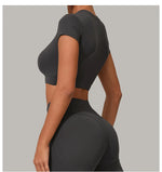 Load image into Gallery viewer, Premium Quick Dry Yoga Tee With Light Weight Sleeves
