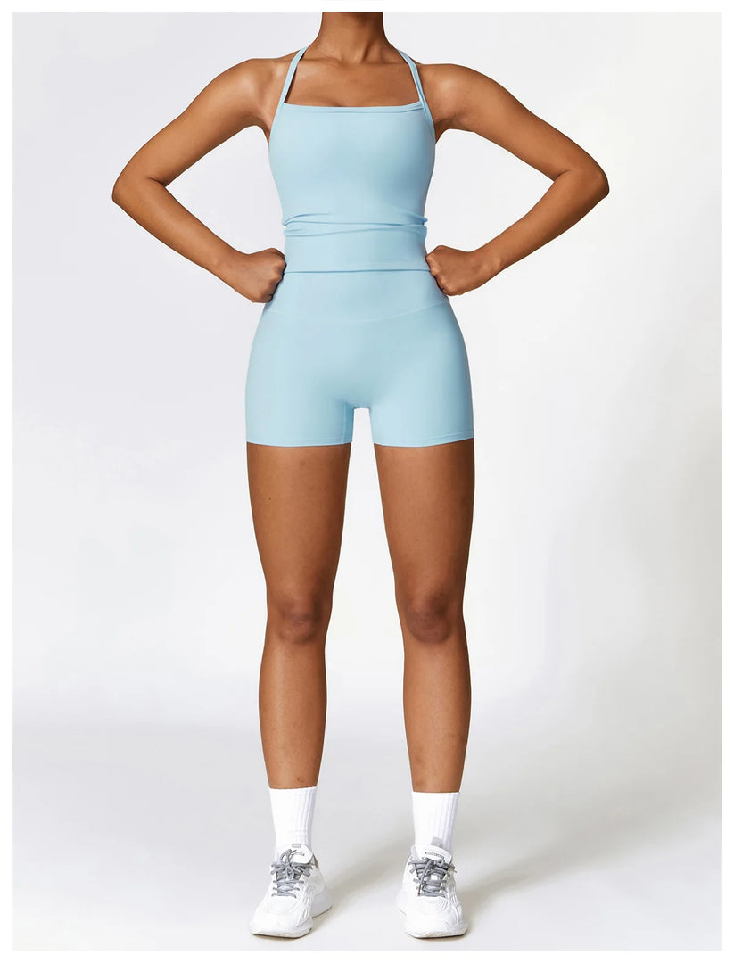 Seamless Sculpted Yoga Core Set Leggings Ribbed Contour