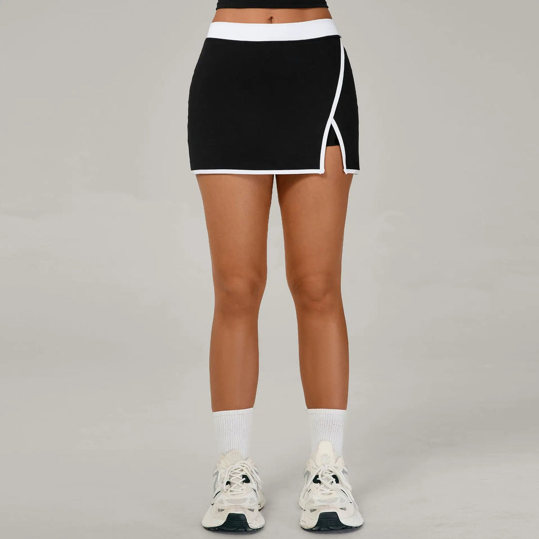 Patchwork Yoga Skirt Anti Glare Running Performance