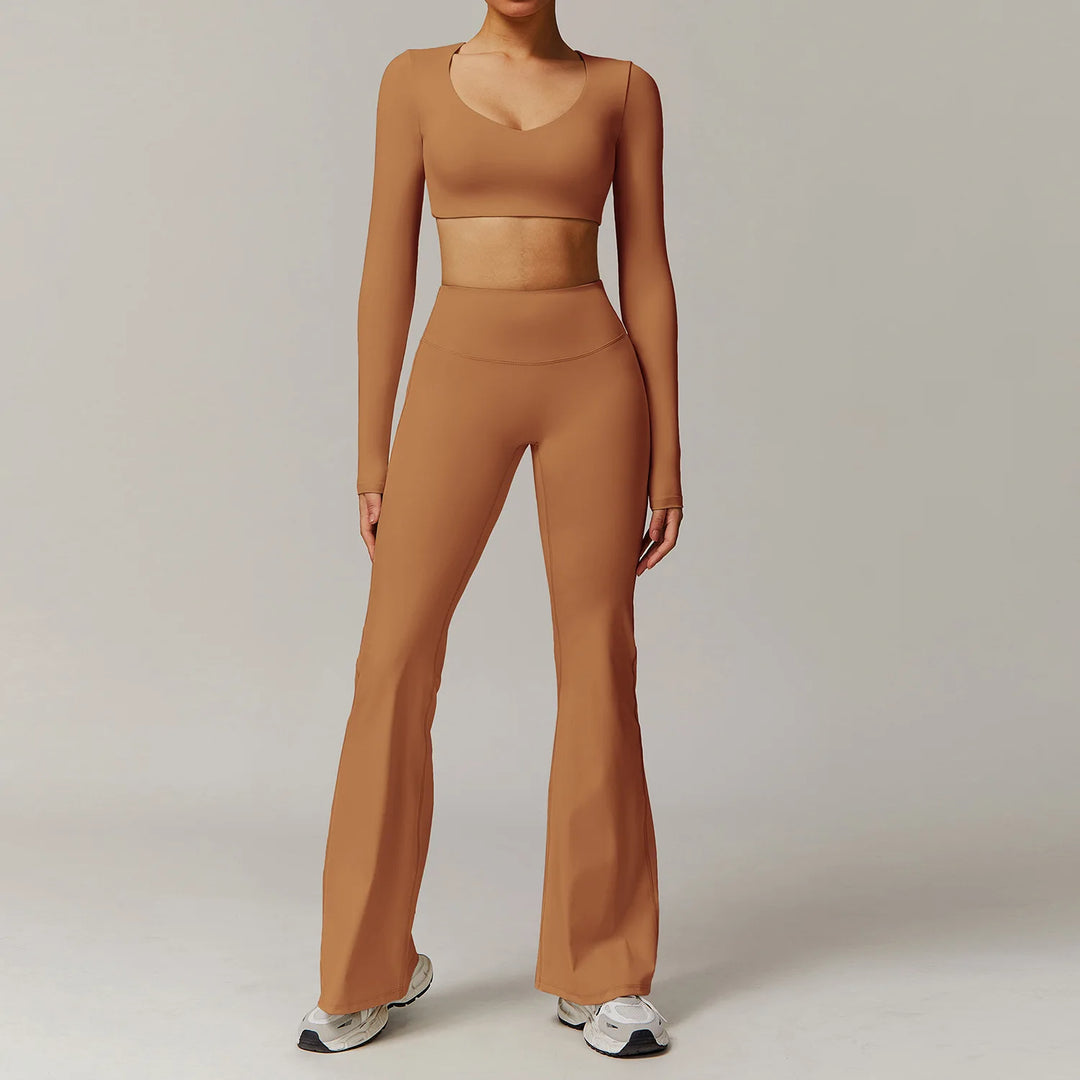 Seamless Contour Two Piece Yoga Set Luxe Performance Wear