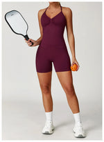 Load image into Gallery viewer, Breathable Contoured Halter Crop Sports Bra With Padding
