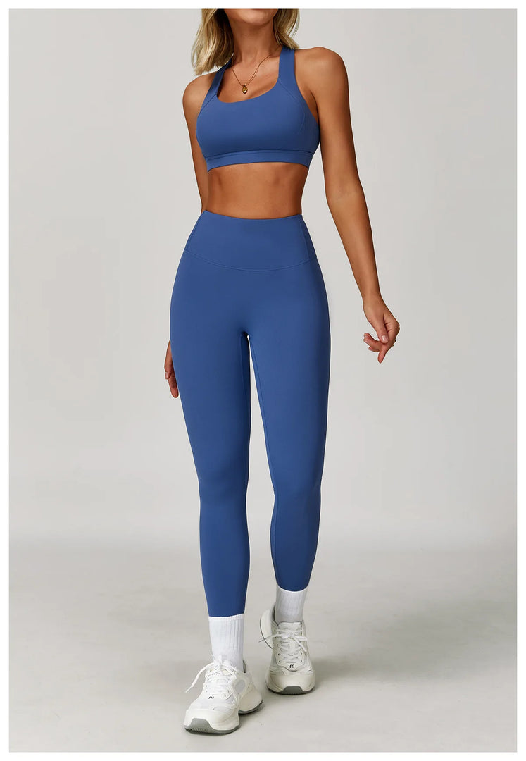 Two Piece Contour Tracksuit With Luxurious Leggings