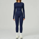 Load image into Gallery viewer, 2 Piece Contoured Breathable Yoga Ensemble Knitwear
