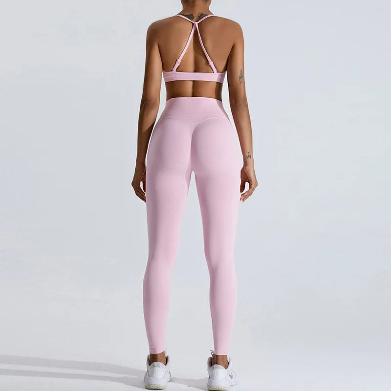 Seamless High Waist Contour Scrunch Leggings Premium