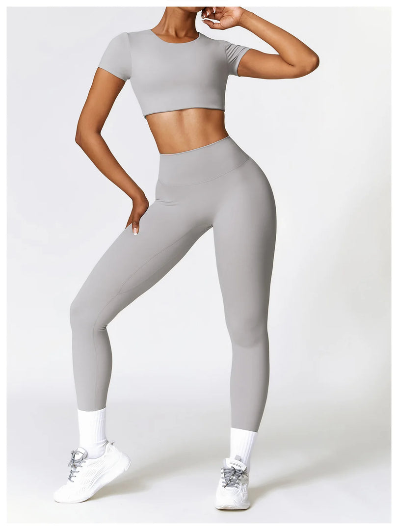 Seamless High Waist Contour Leggings For Performance