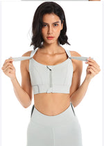 Load image into Gallery viewer, Ultraluxe Bra Front Zip Breathable Contour Sculpting

