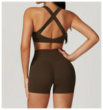 Load image into Gallery viewer, Two Piece Contour Tracksuit With Luxurious Leggings
