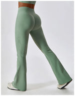 Load image into Gallery viewer, Contour High Waist Flare Leggings With Performance Wear

