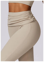 Load image into Gallery viewer, High Waist Flare Leggings for Studio Sophistication
