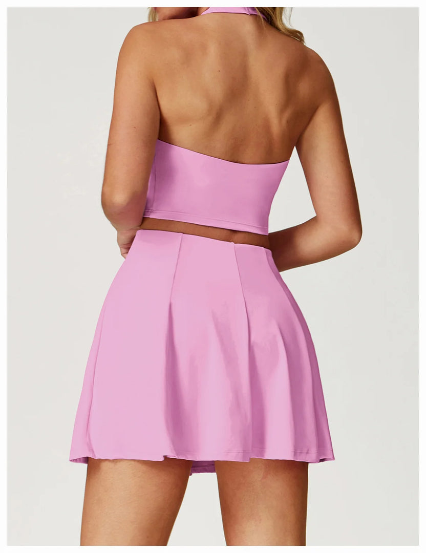 Halter Seamless Yoga Bra Vest with High Performance Fabric