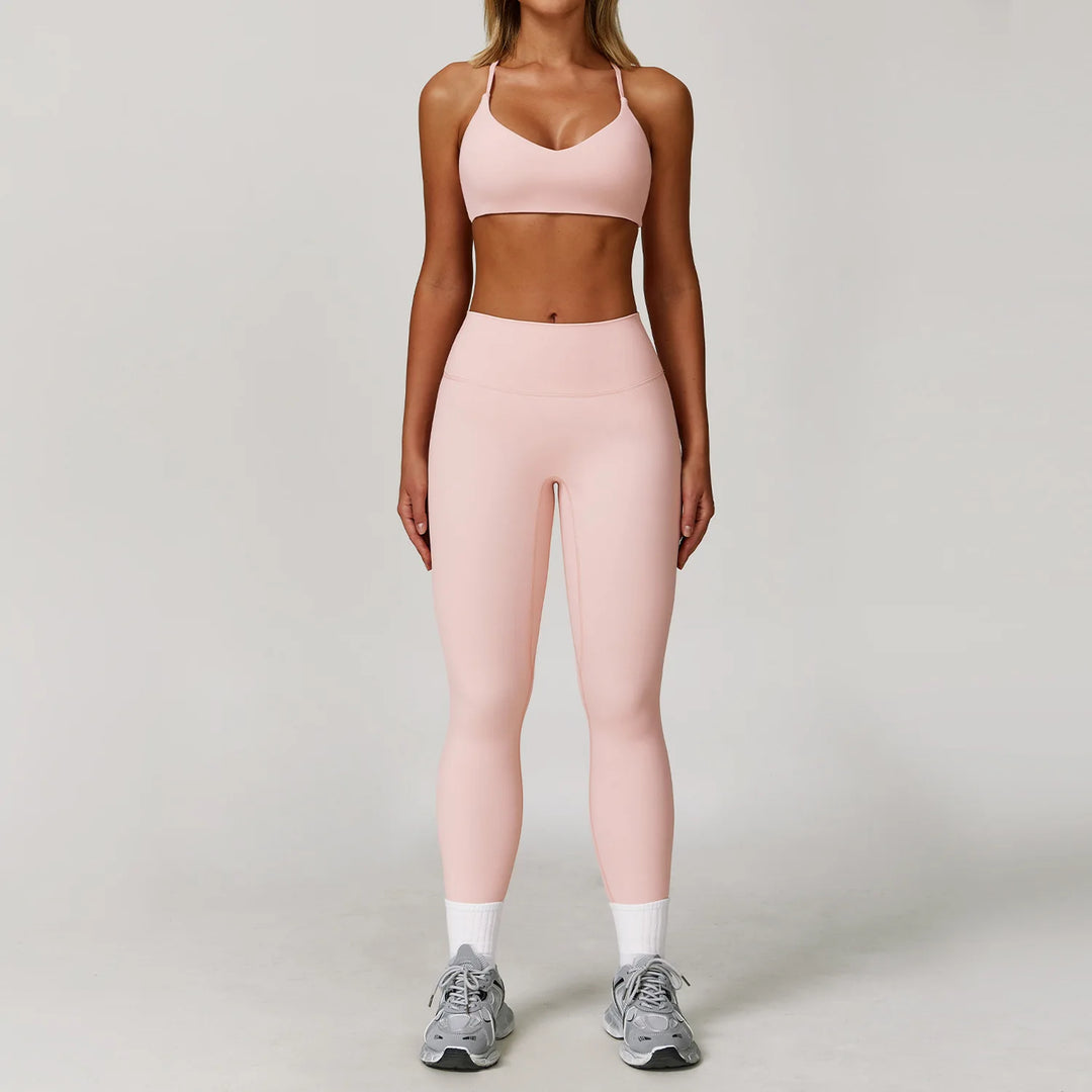 Two Piece Yoga Contour Signature Performance Activewear Set