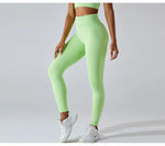 Load image into Gallery viewer, Seamless High Waist Leggings Moisture Wicking Contour
