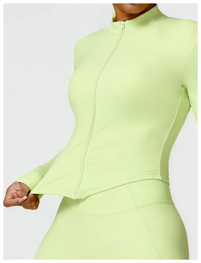 Premium Contour Tracksuit Jacket With Zipper Performance