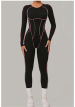 Load image into Gallery viewer, Premium Knit Tracksuit Jumpsuit With Light Weight Nylon
