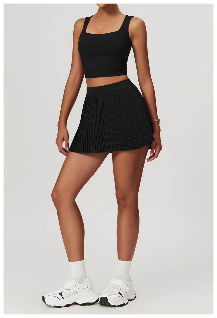 Luxurious Contour Performance Yoga Wear Skirt Nylon