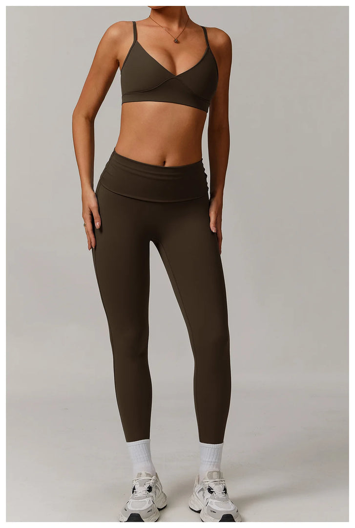 Breathable Padded Shockproof Contour Supportive Sports Bra