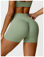 Load image into Gallery viewer, Luxurious Breathable High Waist Contour Yoga Shorts Nylon
