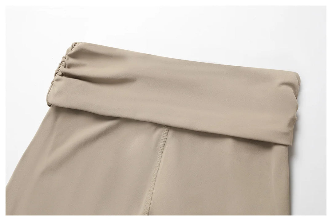 Sculpted Contour Fit High Waist Performance Shorts Nylon