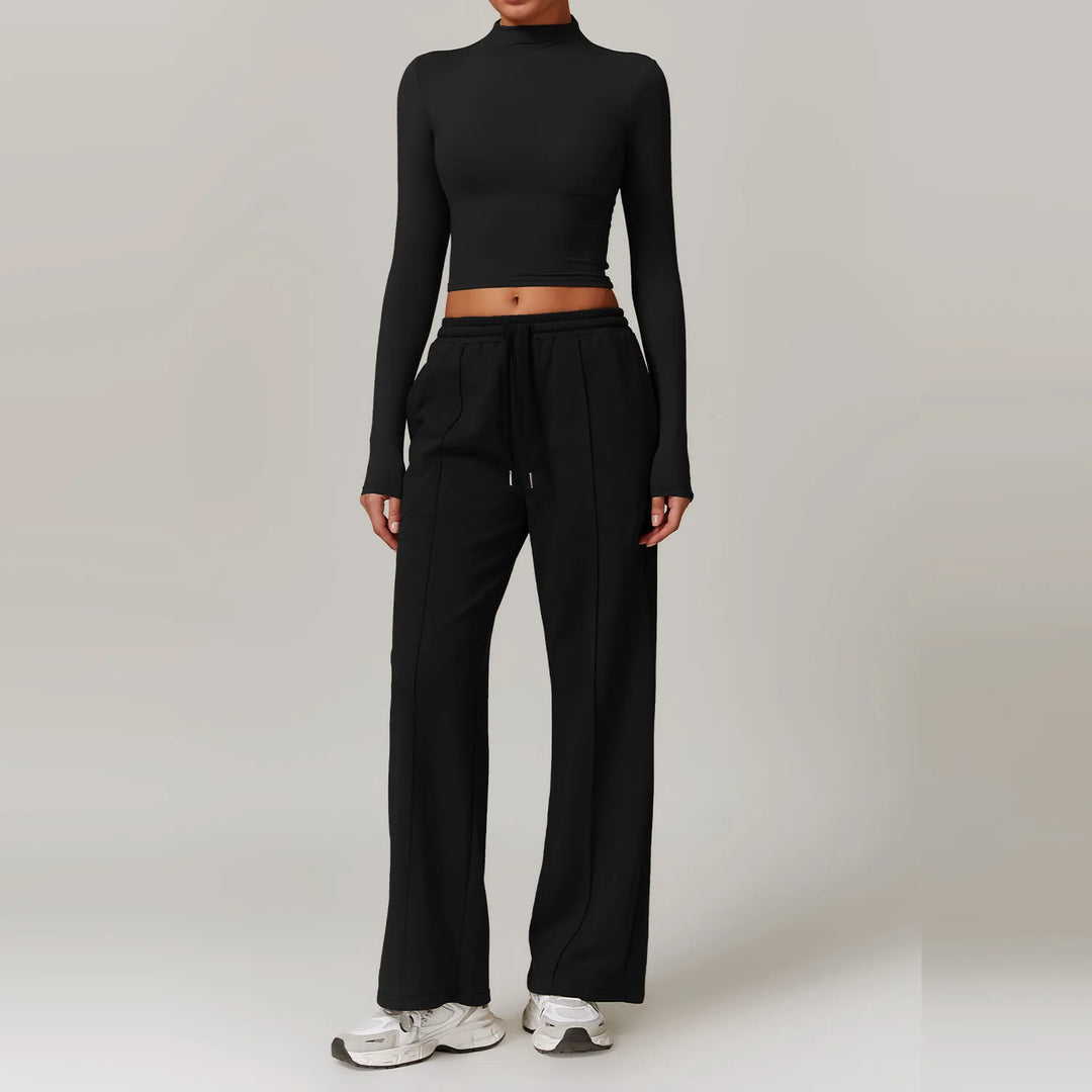 Luxurious Contoured 2 Piece Yoga Ensemble Performance