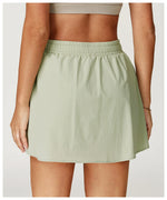 Load image into Gallery viewer, High Waist Contoured Breathable Yoga Short Skirt
