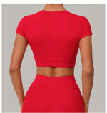 Load image into Gallery viewer, Premium Quick Dry Yoga Tee With Light Weight Sleeves
