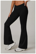 Load image into Gallery viewer, Contoured High Waist Seamless Bell Bottom Leggings
