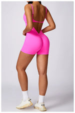 Load image into Gallery viewer, Seamless Contoured Back V Yoga Top for Performance
