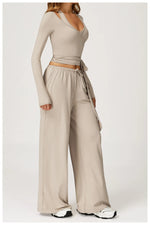 Load image into Gallery viewer, Premium Extended Sleeve Contour Yoga Top Performance
