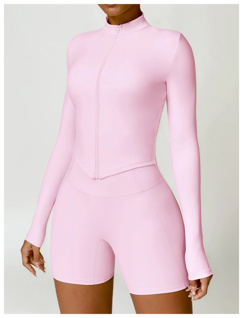 Premium Contour Tracksuit Jacket With Zipper Performance