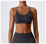 Load image into Gallery viewer, Breathable Cross Strap Contour Seamless Performance Bra
