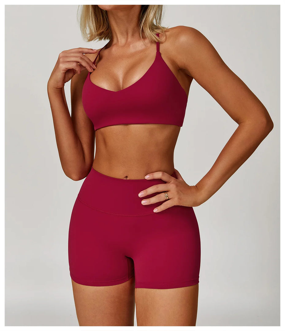 Two Piece Yoga Contour Signature Performance Activewear Set
