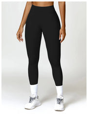 Luxurious High-Waist Contour Seamless Leggings Scrunch