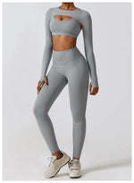 Load image into Gallery viewer, Nude Seamless Contour Knit Longline Performance Top

