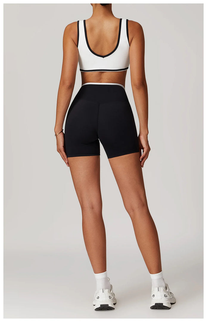 Color Block Bra Contoured Feather Weight Breathable