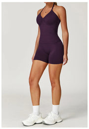 Two Piece Yoga Set Seamless Contour Performance Wear