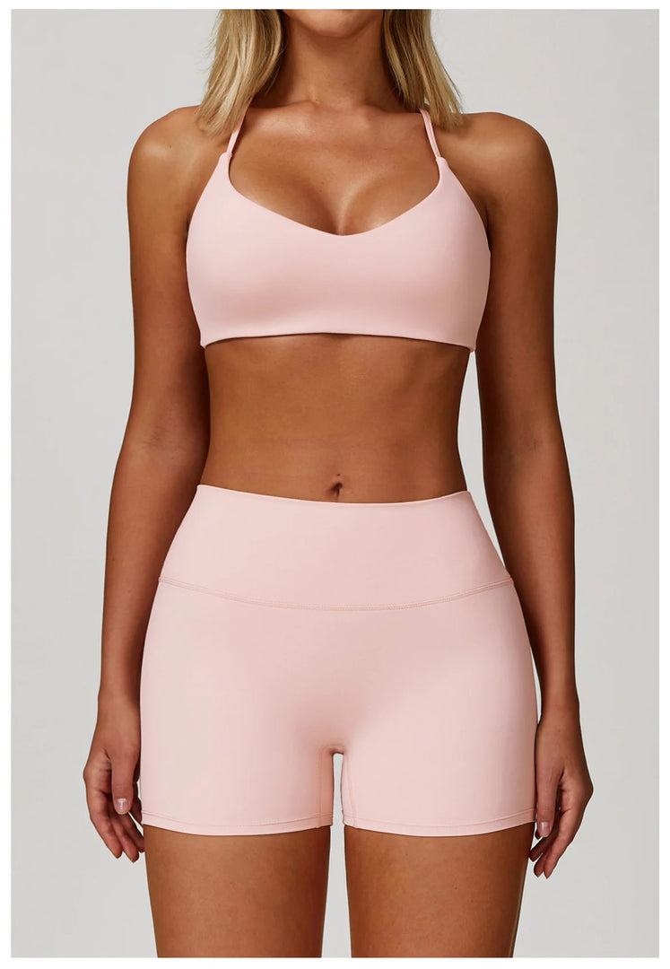 Contoured High Impact Sculpted Premium Sports Bra Seamless