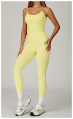 Load image into Gallery viewer, Seamless Contour Two Piece Yoga Set for Performance
