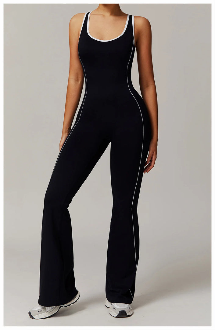 Sculpted Seamless Performance Jumpsuit With Front Zip