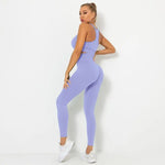 Load image into Gallery viewer, Seamless Contour Two Piece Yoga Set Performance Wear
