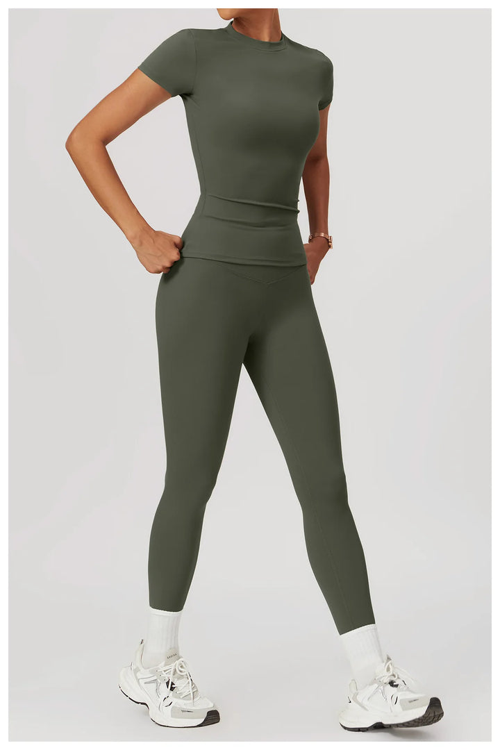 Two Piece Contoured Athleisure Set