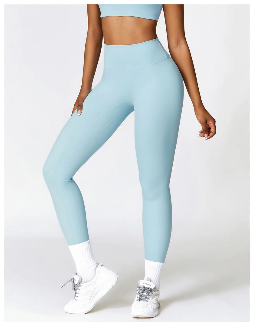 Seamless High Waist Contour Leggings For Performance